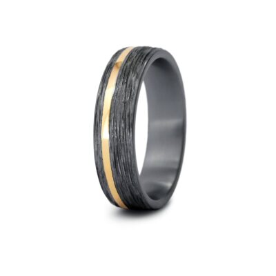 Haudarin Tantal ringe Knorke Streifen Roségold 585 Ta 999 3130-15