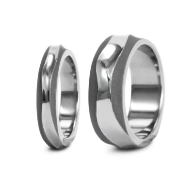 1081-04 & 1081-75 Wasser Fein Welle Poliert, Kollektion "Elemente"